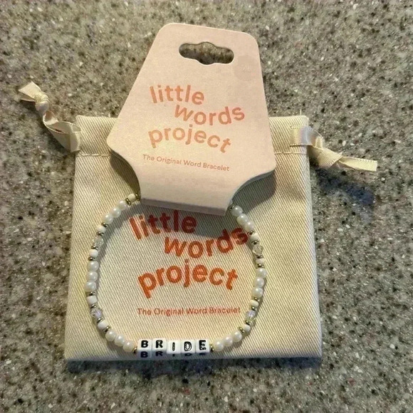 NWT Little Words Project “Bride” Bracelet - Size M/L - Picture 1 of 1